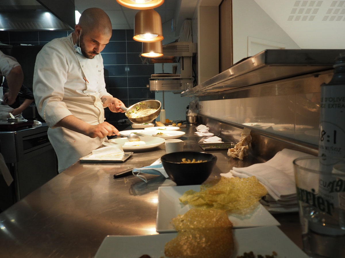 En direct de la cuisine de la Dune du Château de Sable