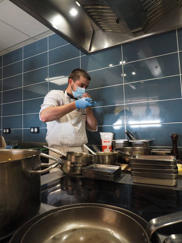 En direct de la cuisine de la Dune du Château de Sable