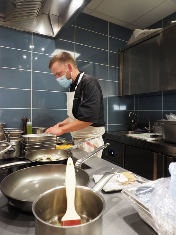 En direct de la cuisine de la Dune du Château de Sable